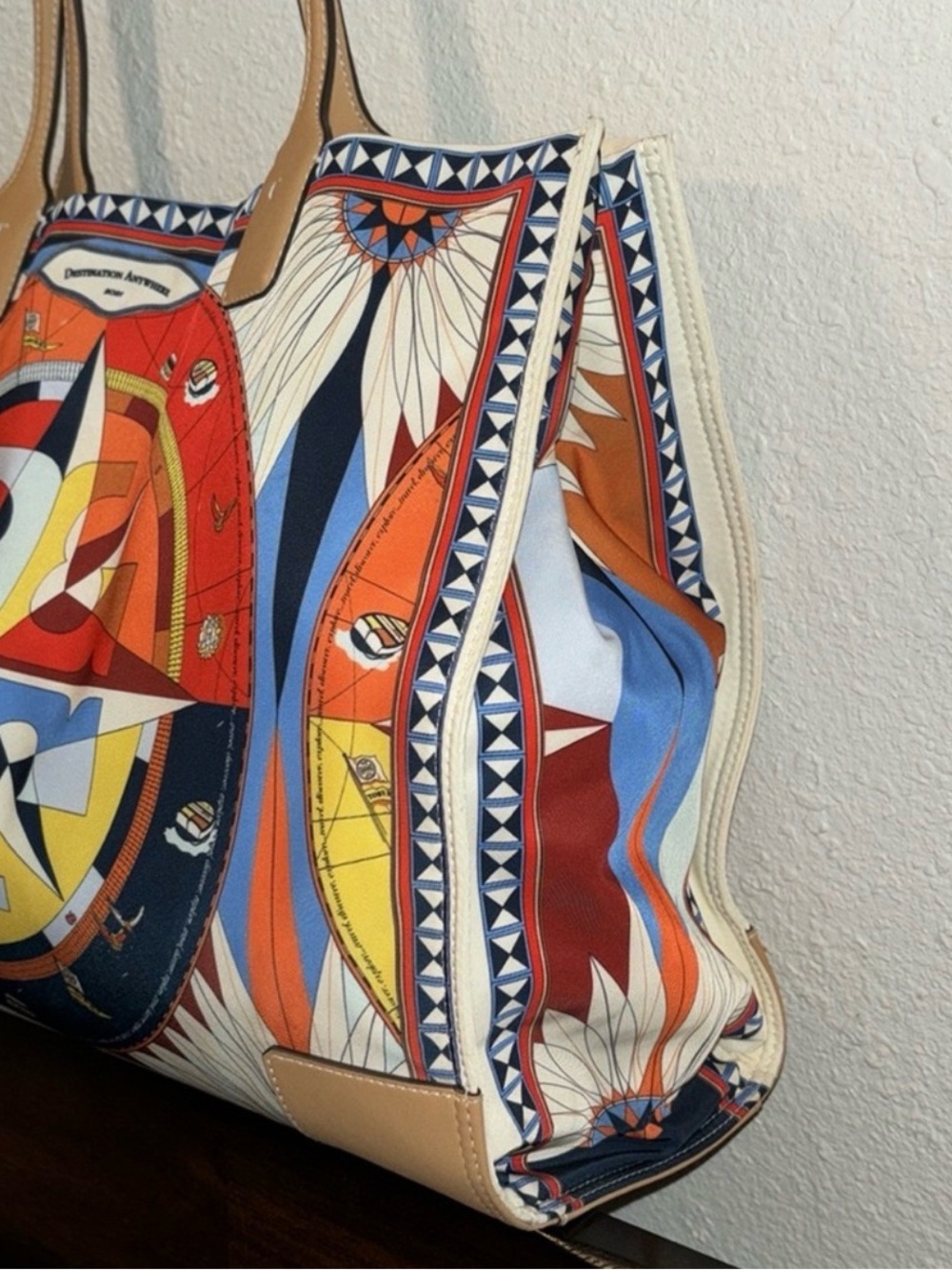 Tory Burch ~ Ella Tote ~ "Destination Awaits 2021" - Picture 4 of 8